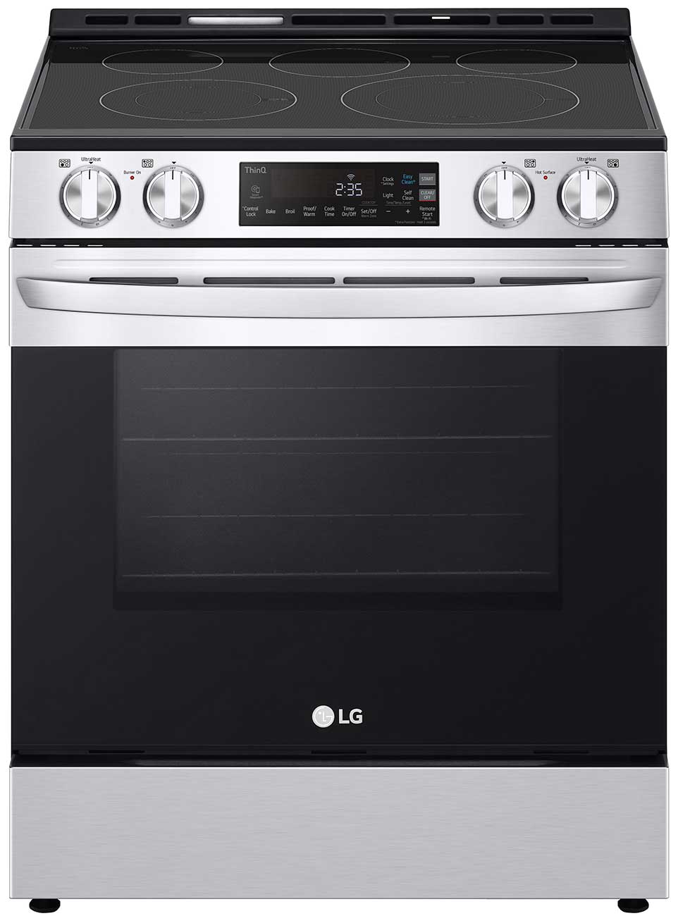 LG 6.3 Cu. Ft. PrintProof Stainless Steel Smart Wi-Fi Enabled Slide-In Electric Range With EasyClean