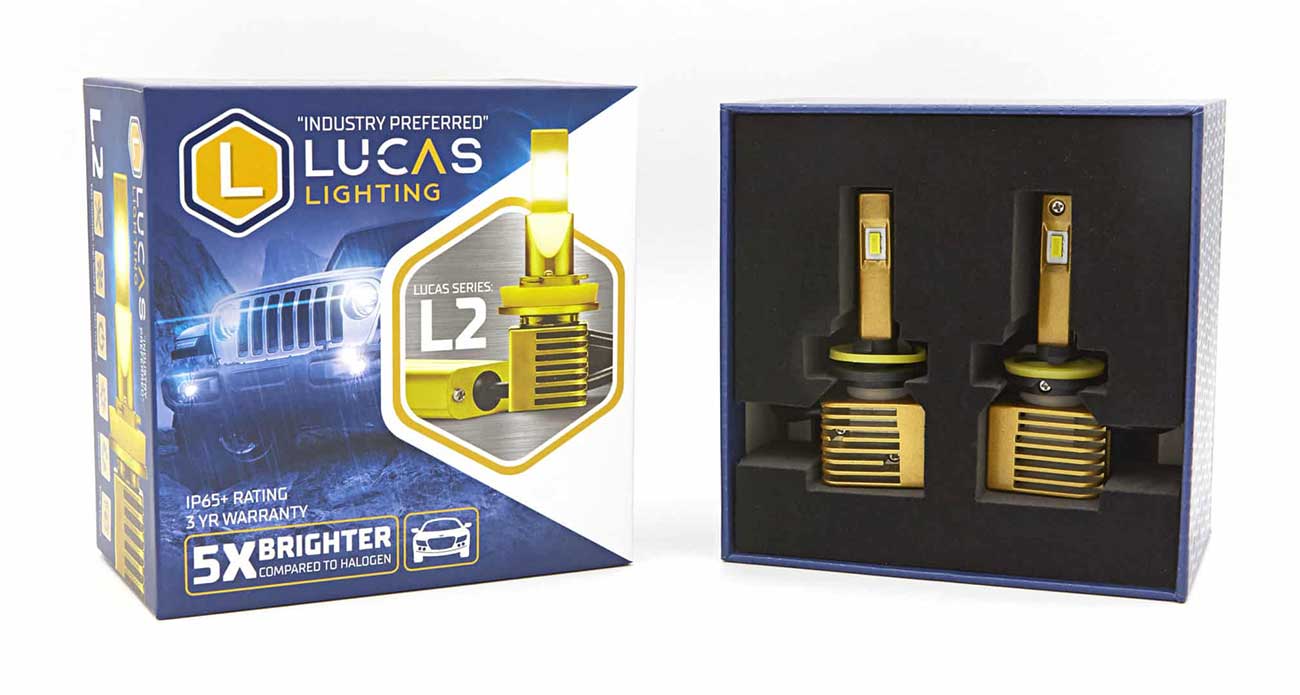 LUCAS ヘッドライト 2個セット Lucas Lighting L2 Series H15 Headlights (Pair) - L2H15 | Abt