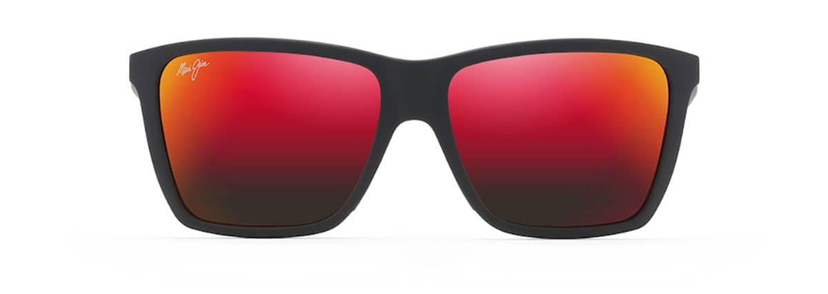 Maui Jim Cruzem Polarized Sunglasses, Matte Black Frames, 57mm