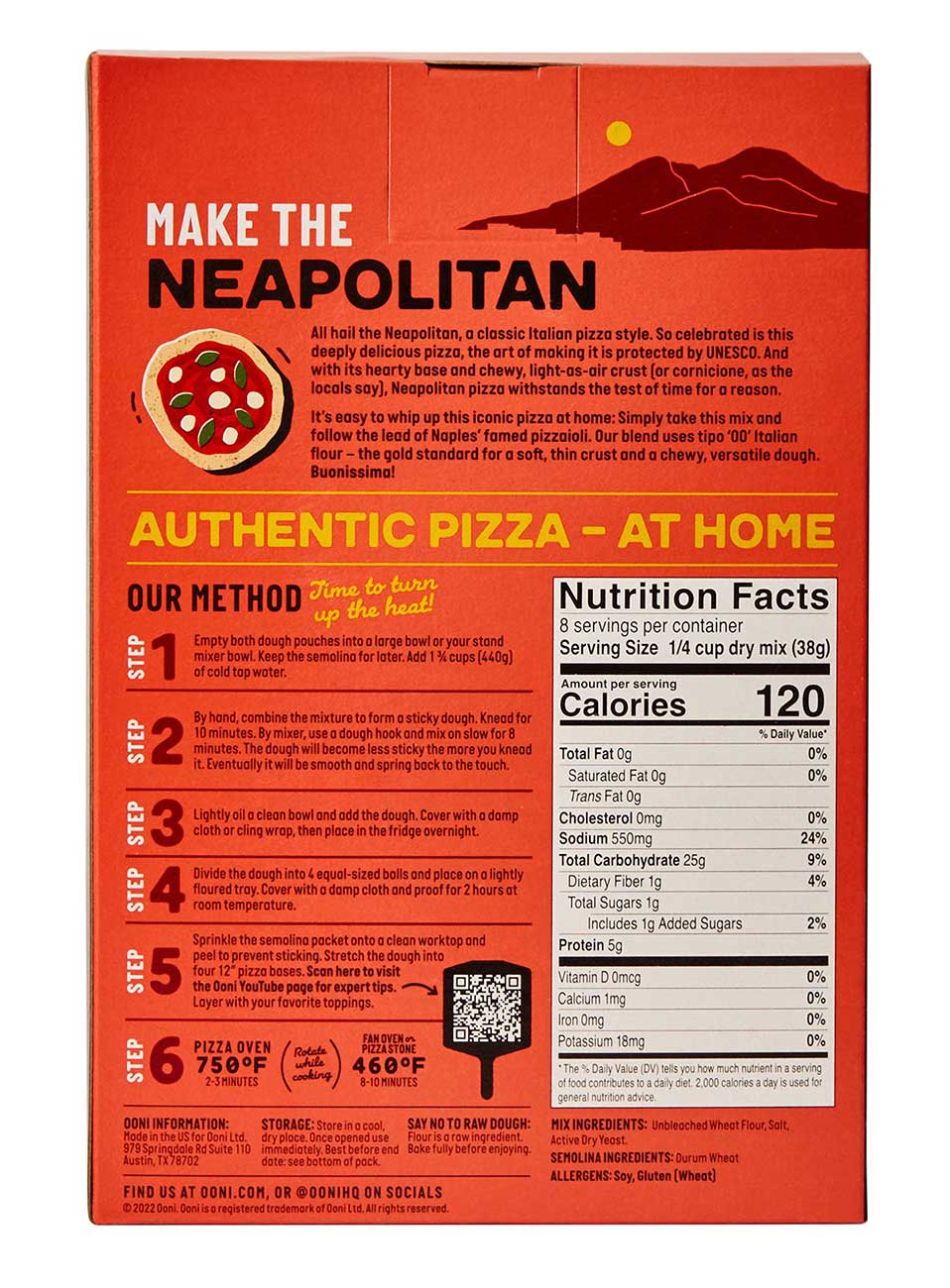 Ooni Neapolitan-Style Pizza Dough Mix - UU-F00069 | Abt