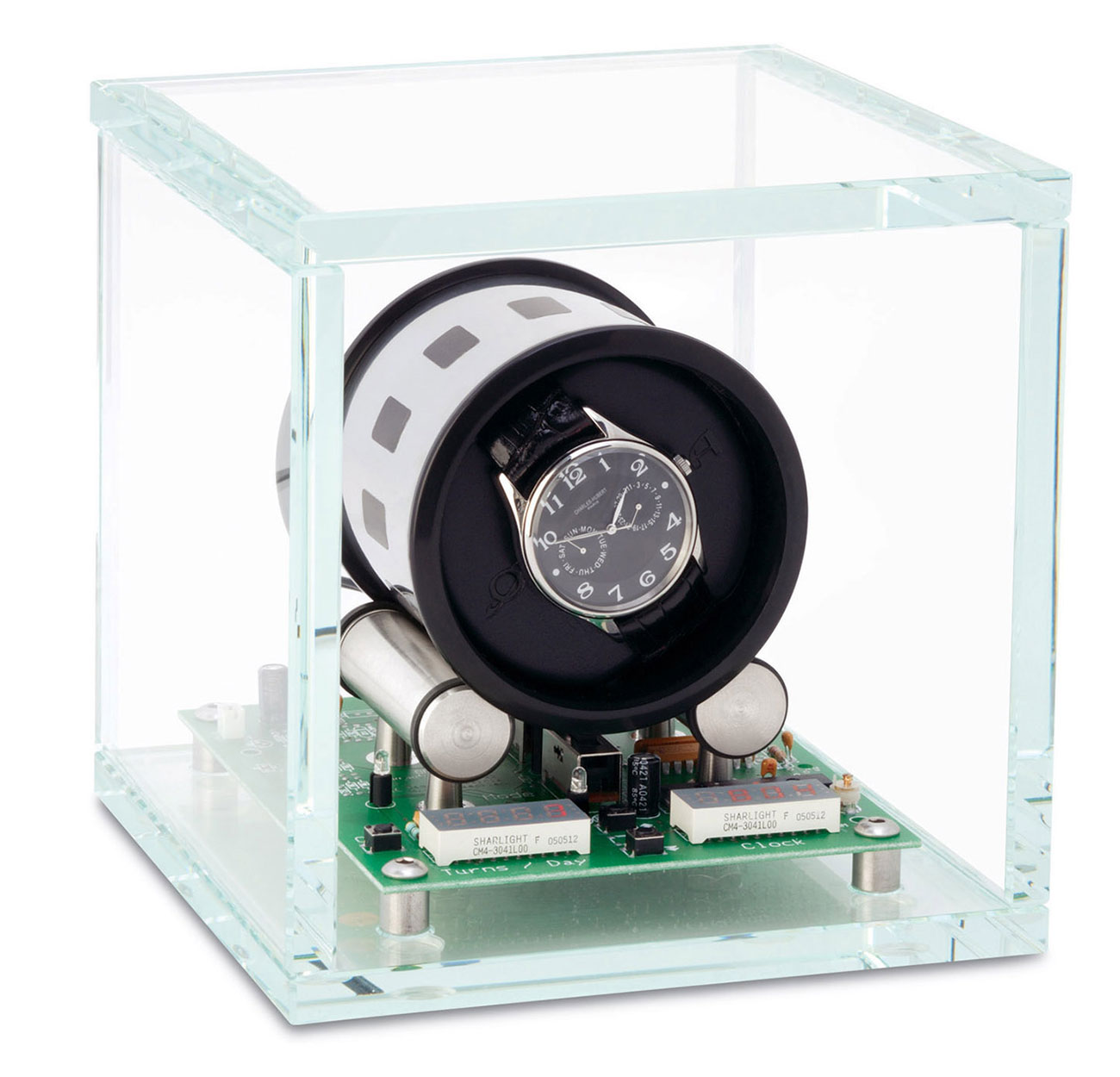 Orbita Tourbillon One Crystal Glass Watch Winder 1195$