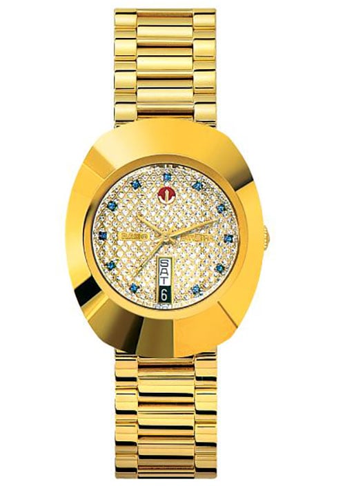 Rado Original Automatic 35mm Yellow Gold Tone Dial PVD Stainless Steel Men's Watch R12413314 R12413314