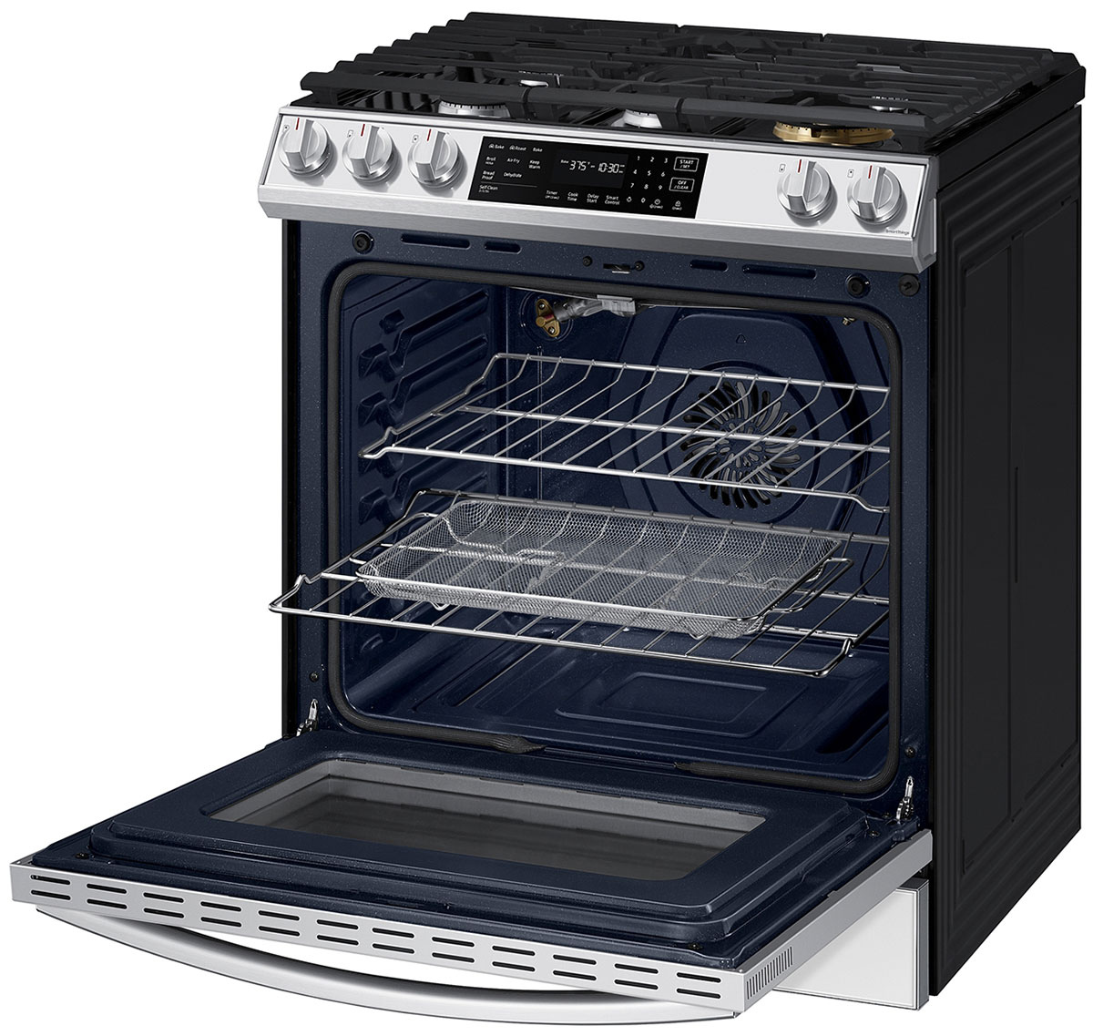 samsung white glass range