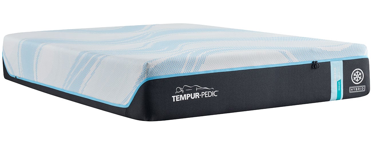 Tempur-Pedic ProBreeze 12" Medium Hybrid Cooling Mattress Set- Queen Split