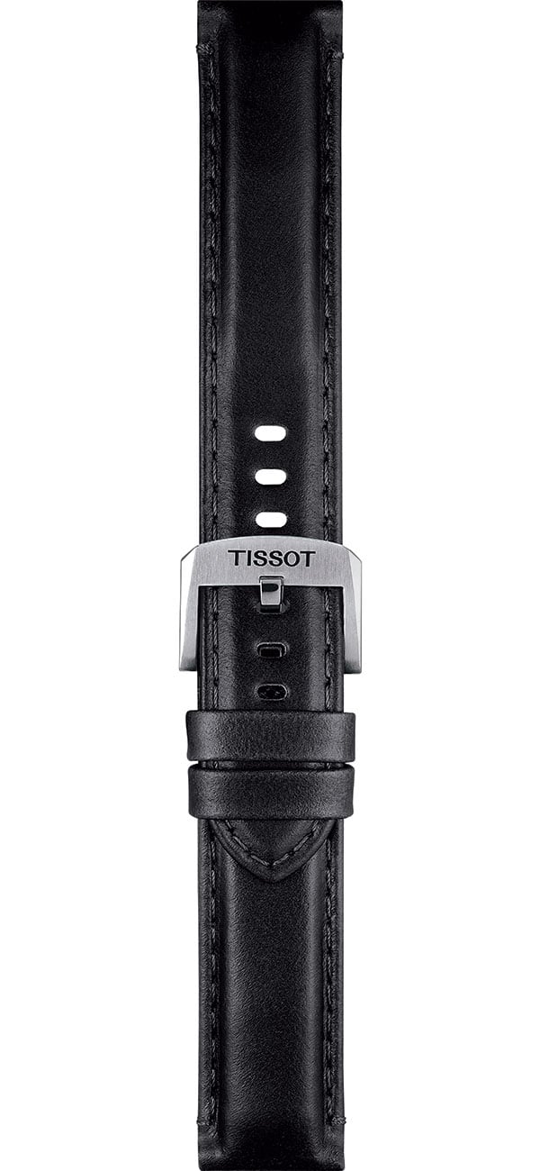 Tissot 20mm Official Black Cow Leather Strap