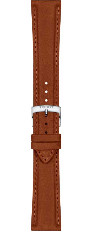 Tissot 21mm Official Camel Leather Strap