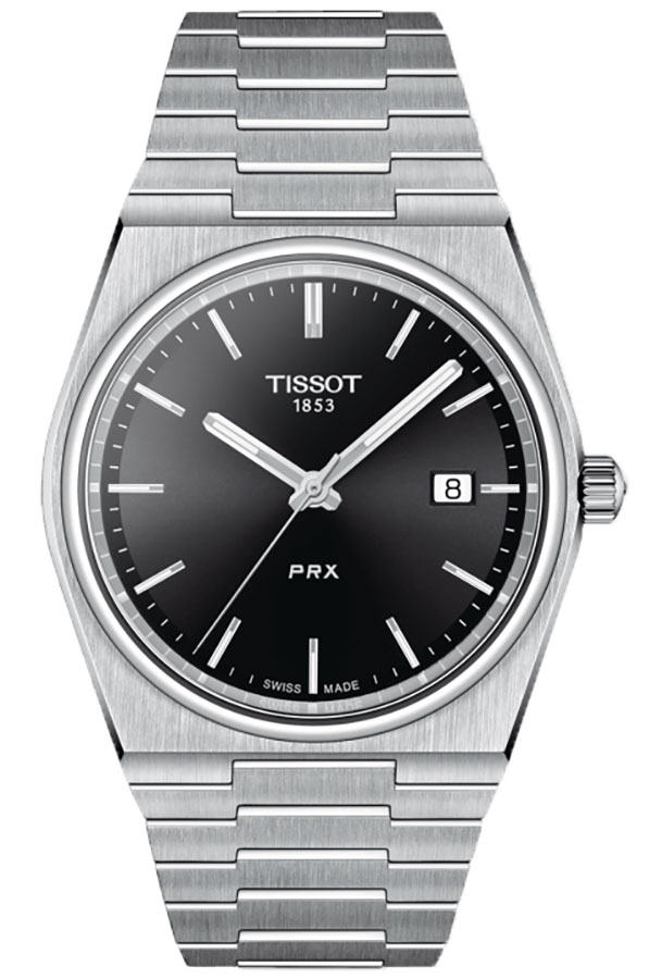 Tissot PRX Black Dial Stainless Steel Watch 40mm