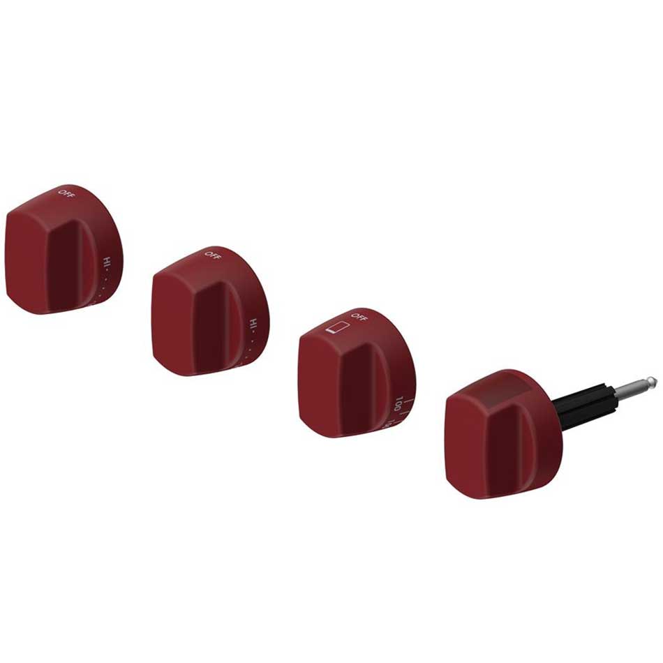Wolf Red Knobs for Dual Fuel Range Abt