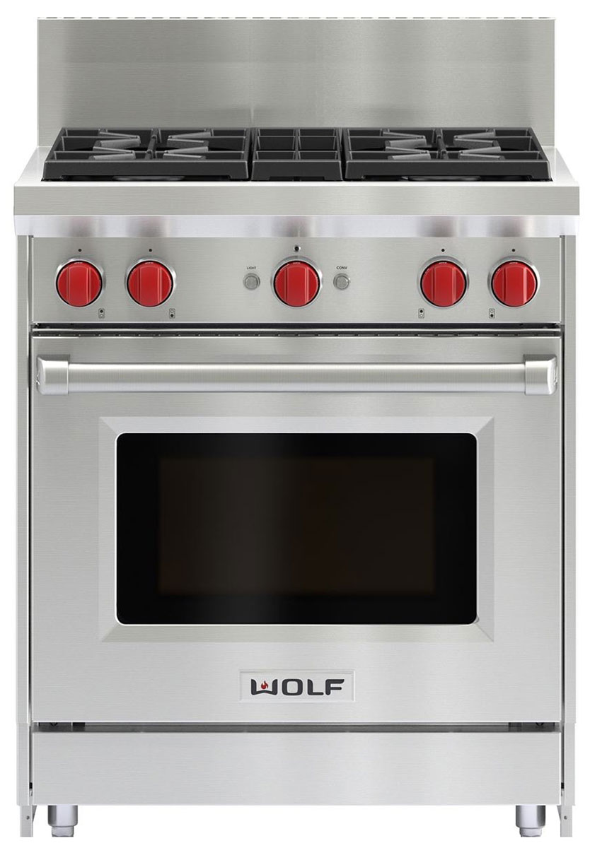 Wolf 30" X 10" Stainless Gas Range Riser 819077 Abt