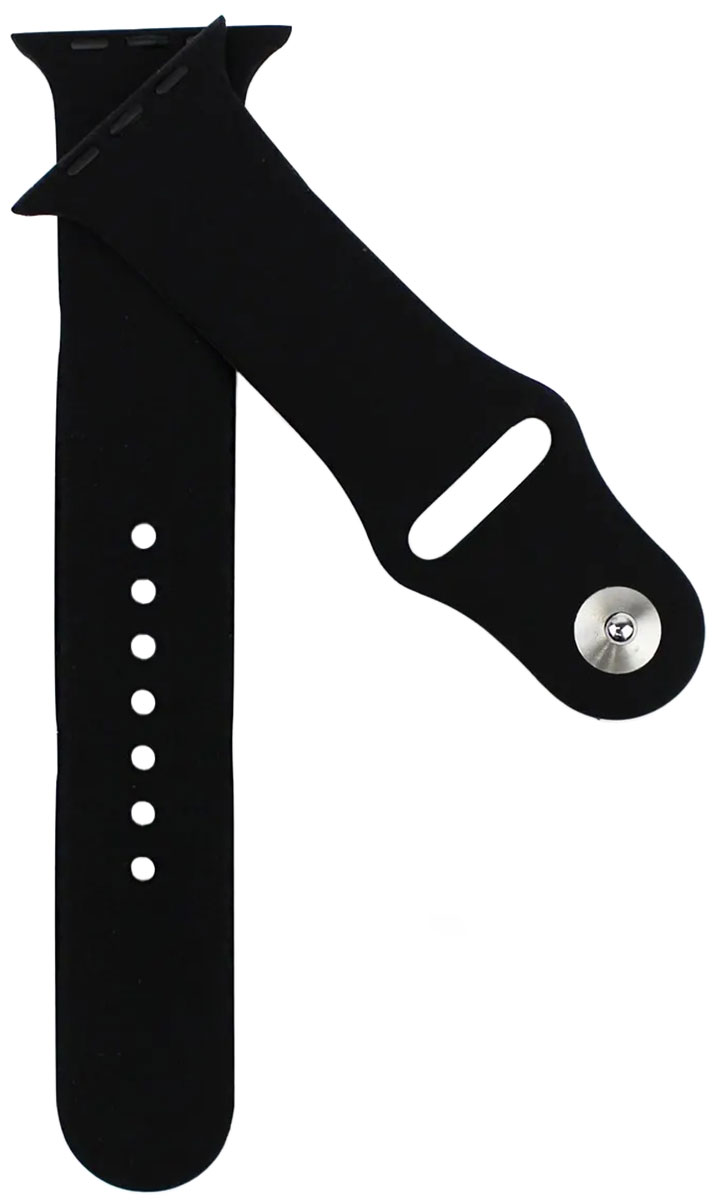 Abt 38/40/41/42mm Apple Watch Sport Band In Black Silicone