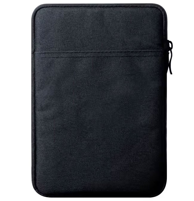 Abt 11" Canvas Tablet Sleeve Case Travel for iPad Pro 11-Inch and Air 1/2 in Black
