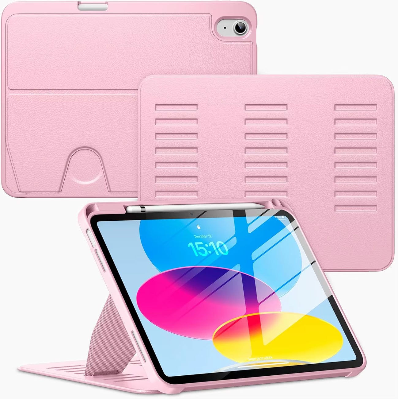 Abt Magnetic Stand iPad Case for iPad Mini in Pink