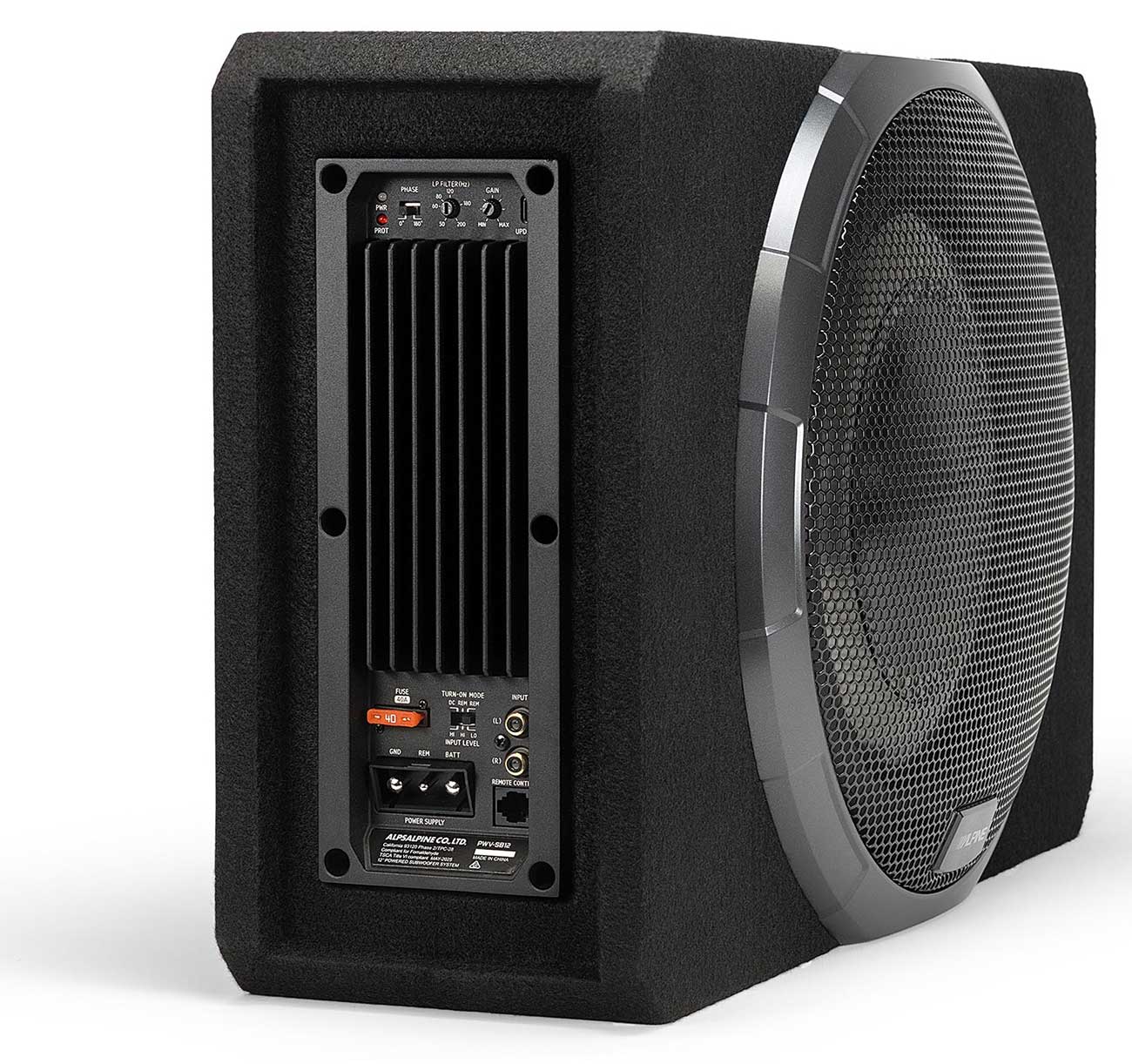 Alpine BassRev 12-Inch Subwoofer Enclosure - PWVSB12 | Abt