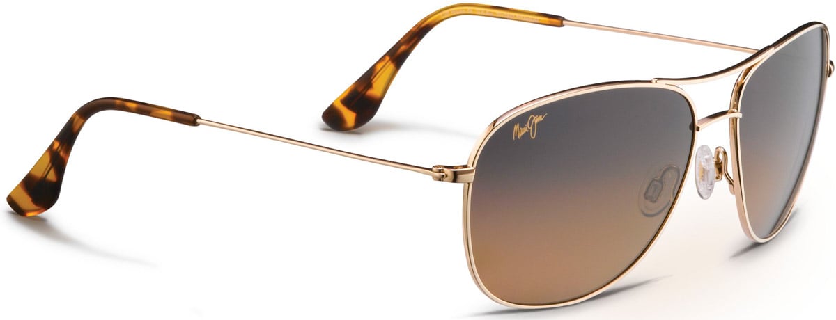 Maui Jim Cliff House Gold Unisex Sunglasses - HS247-16