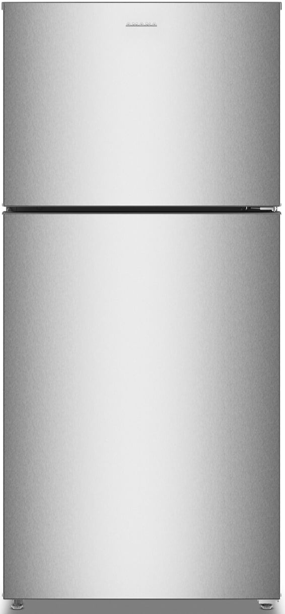 Amana 19 Cu. Ft. Top-Freezer Refrigerator 30-Inch Wide in Fingerprint-Resistant Stainless