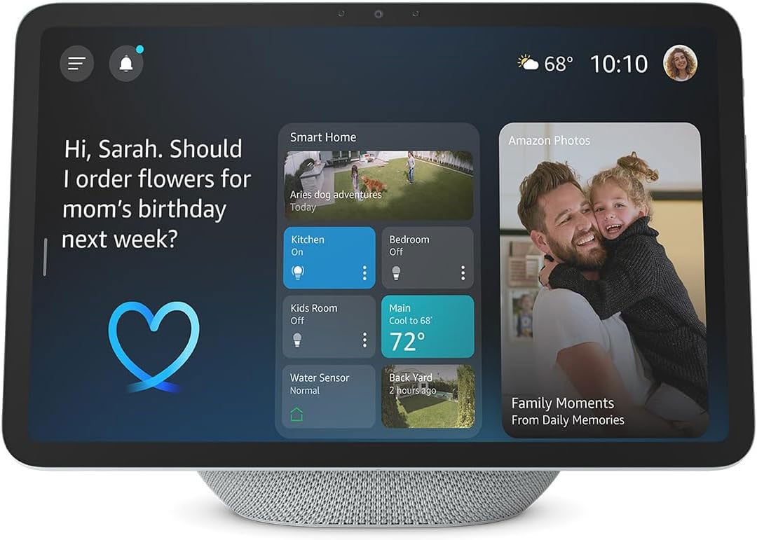 Amazon Echo Show 11 Vibrant Full-HD 11-Inch Smart Display With Spatial Audio In Glacier White