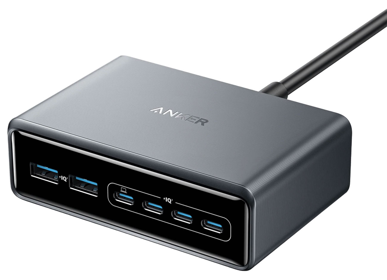 Anker Prime Charger (200W, 6 Ports, GaN) in Black