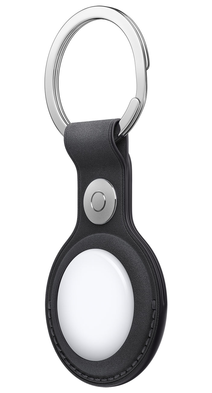 純正AppleAirTag FineWoven Key Ring ブラック Apple AirTag FineWoven Key Ring in Black - MGG24ZM/A