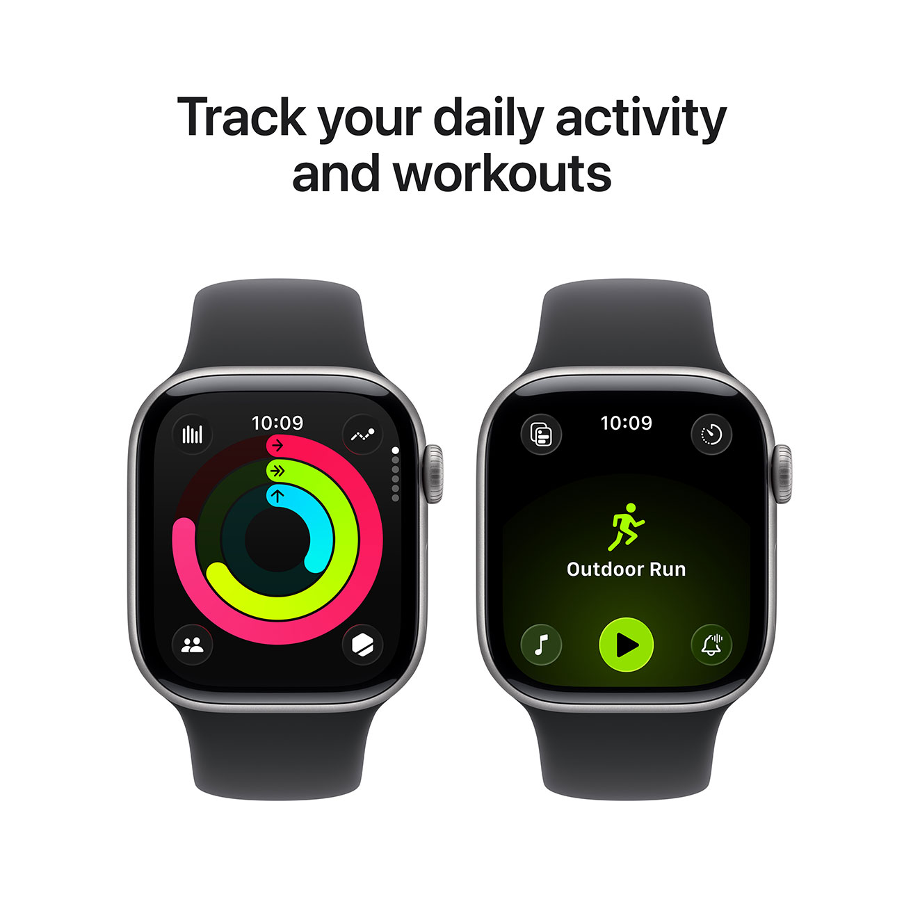 Apple Watch Series 11 Cellular 42mm Space Gray M/L Band