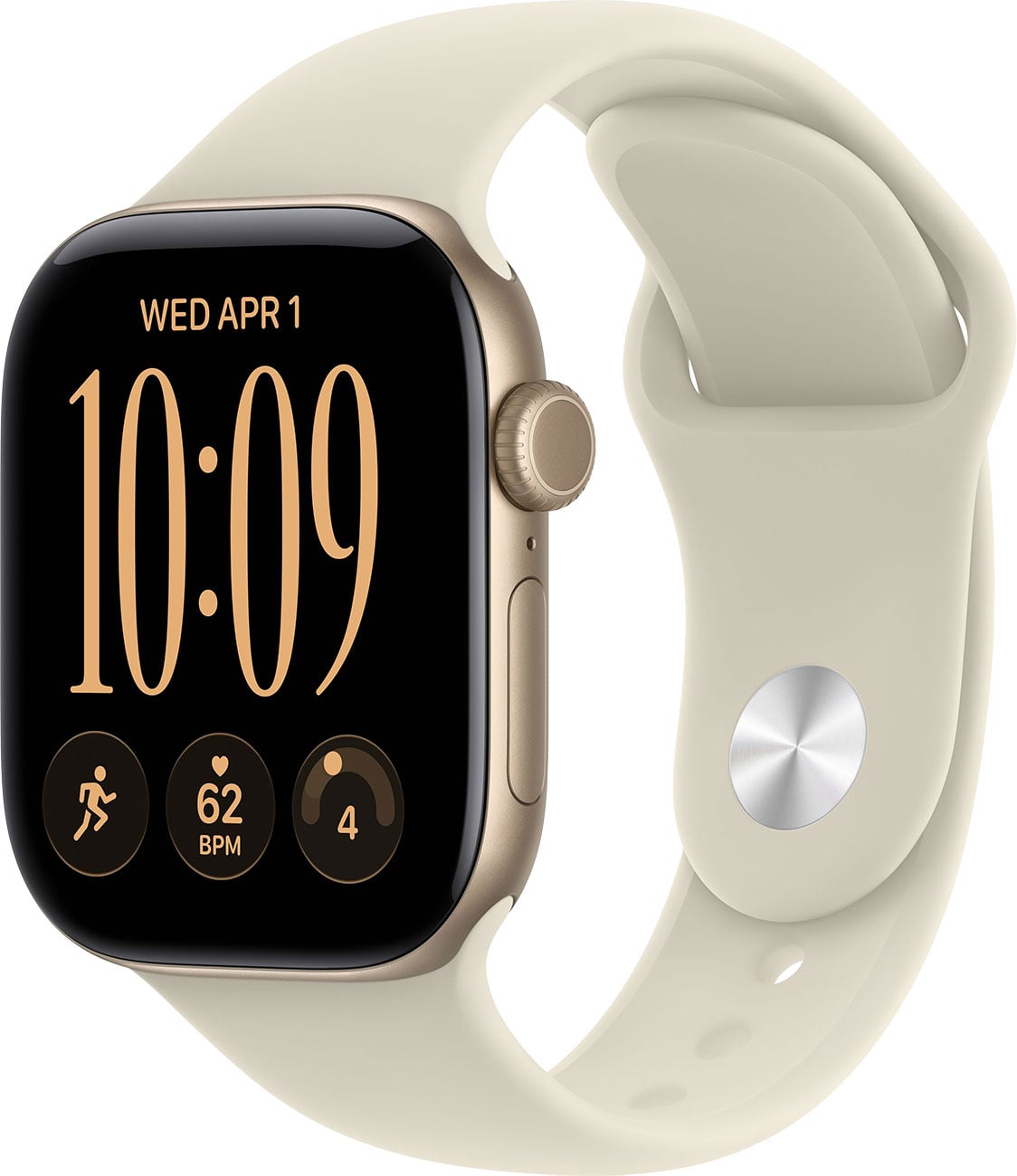 Apple Watch Series 12 GPS + Cellular 42mm Light Gold - MJG34LS/A