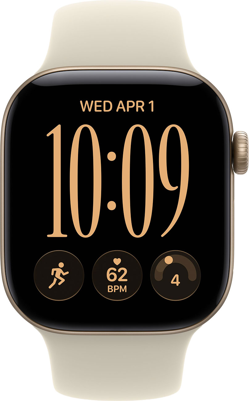 Apple Watch Series 12 GPS + Cellular 42mm Light Gold - MJG34LS/A