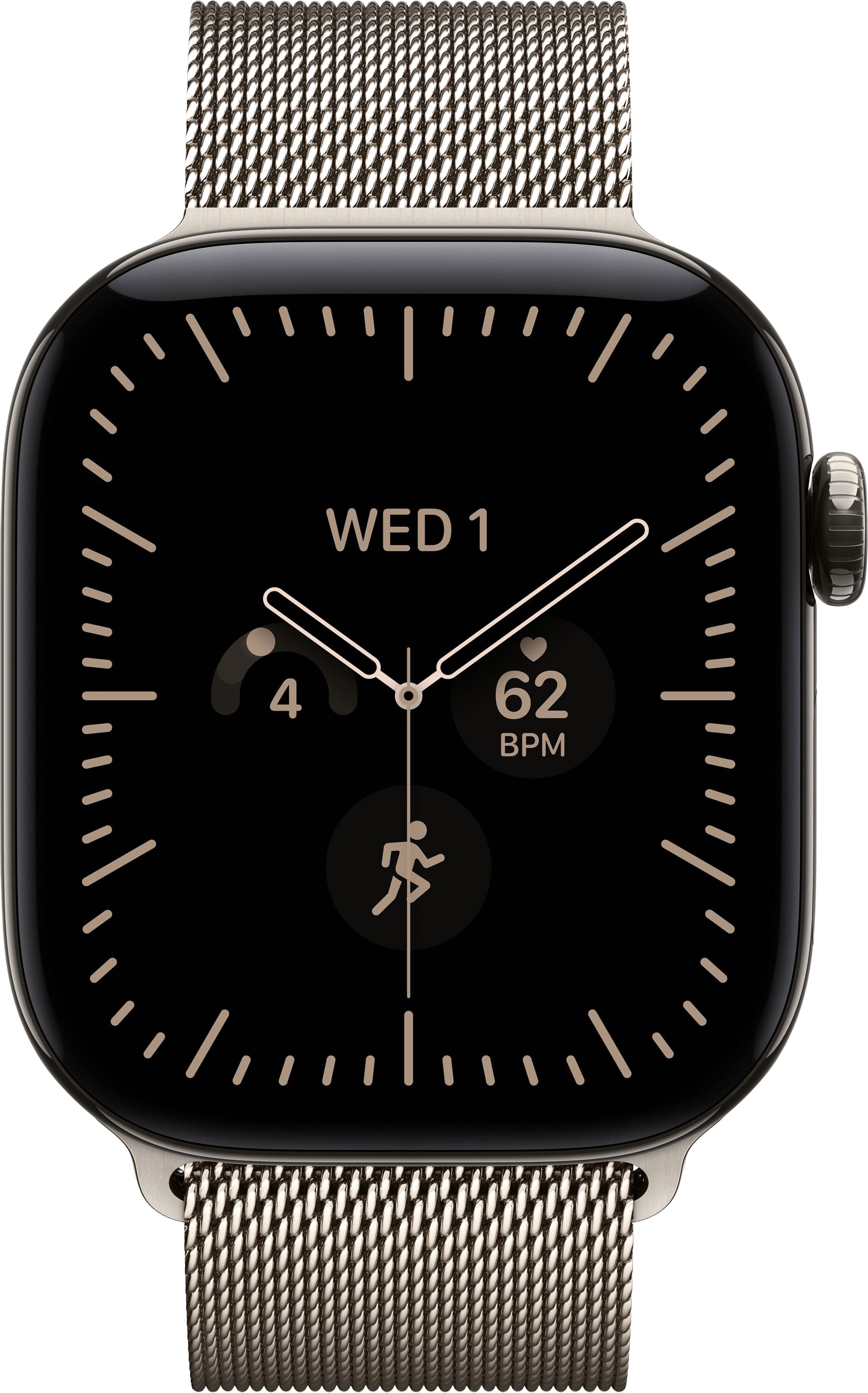 【mana】AppleDesign Apple Watch 12 Cellular 46mm Natural Case Natural Loop - MJGP4LS/A