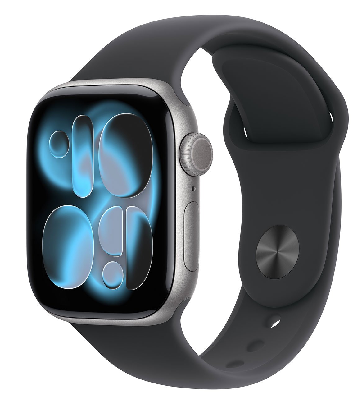 Apple Watch 11 GPS 42mm Space Gray Case S/M Black Band - MEQW4LW/A