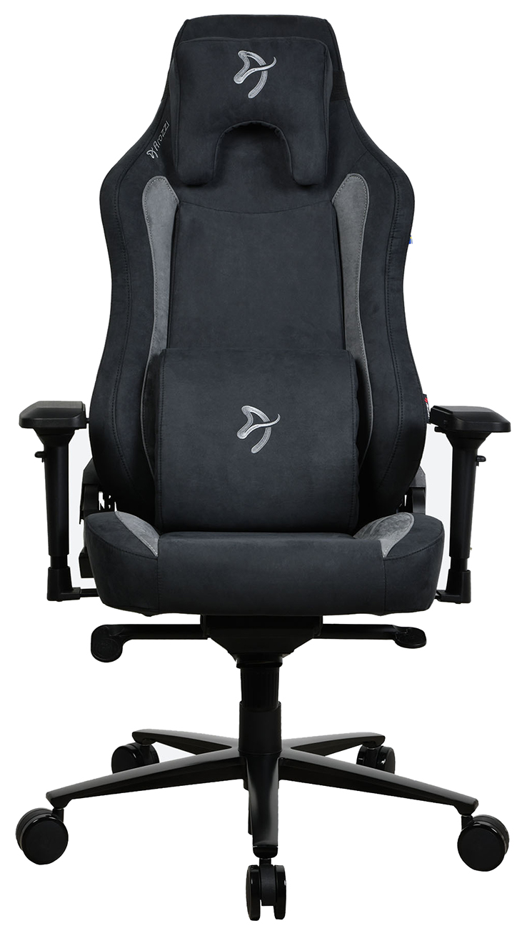 Arozzi Vernazza Supersoft Fabric Ergonomic Swivel Racing Gaming Chair, Black (VERNAZZA-SPSF-BK) | Quill