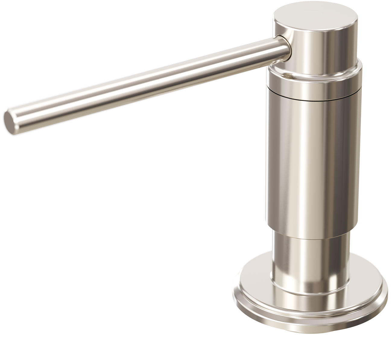 Aspect Lurano Soap Dispenser in Polished Nickel