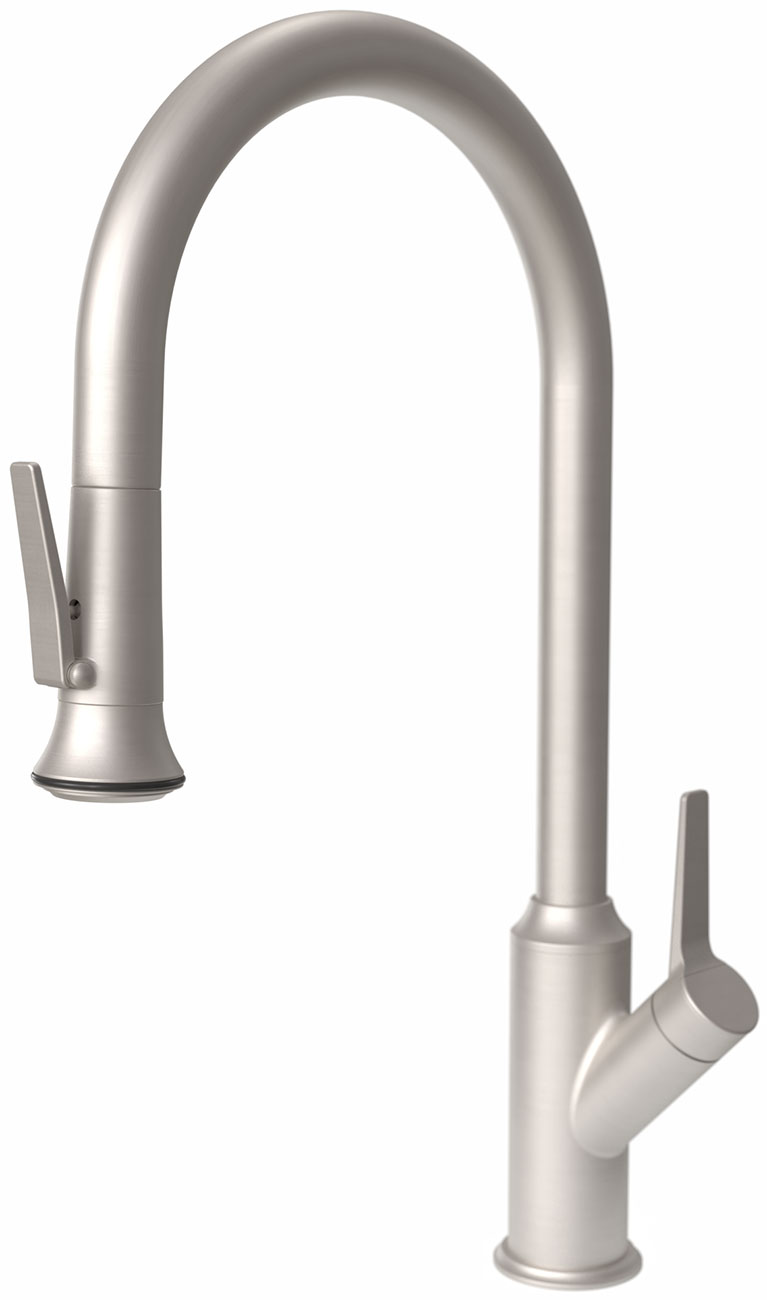 Aspect Macari Pulldown Faucet Lever Sprayer in Satin Nickel