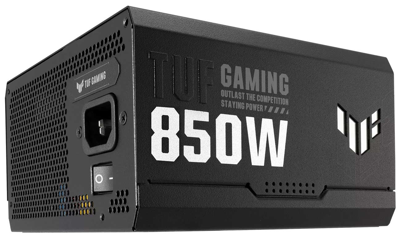 ASUS TUF Gaming Power Supply 850W Gold in Black - TUFGAMING850G