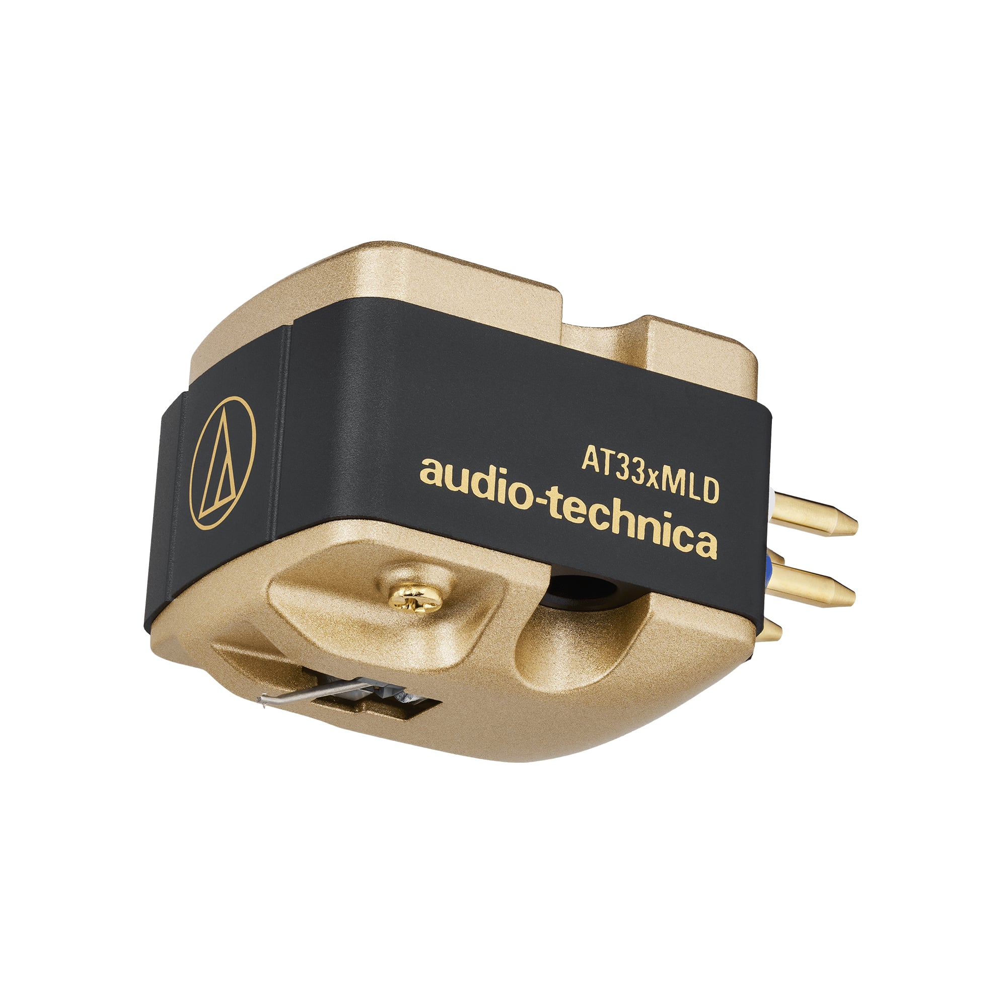 Audio-Technica AT33xMLD Dual Moving Coil Microlinear Nude Stylus Cartridge - Black