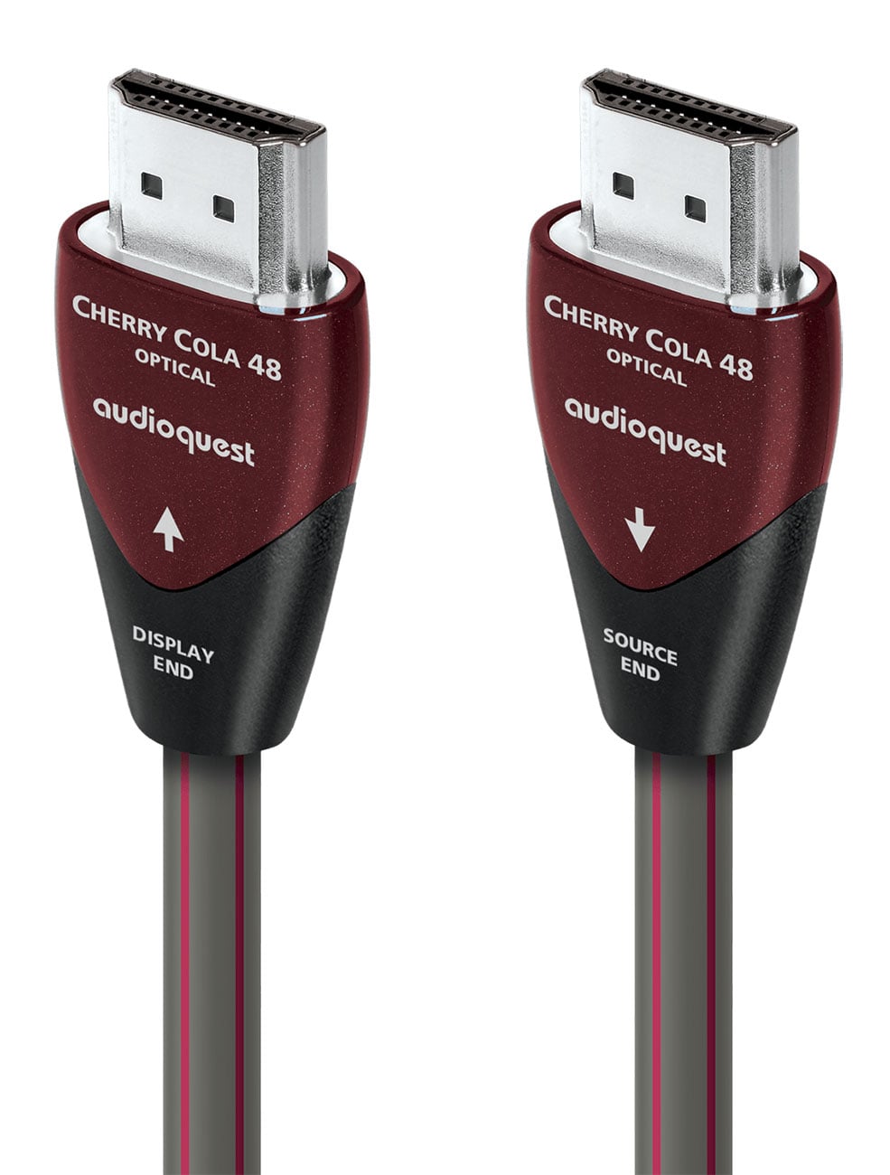AudioQuest 49.2 Feet Cherry Cola HDMI Hybrid Active Optical Cable