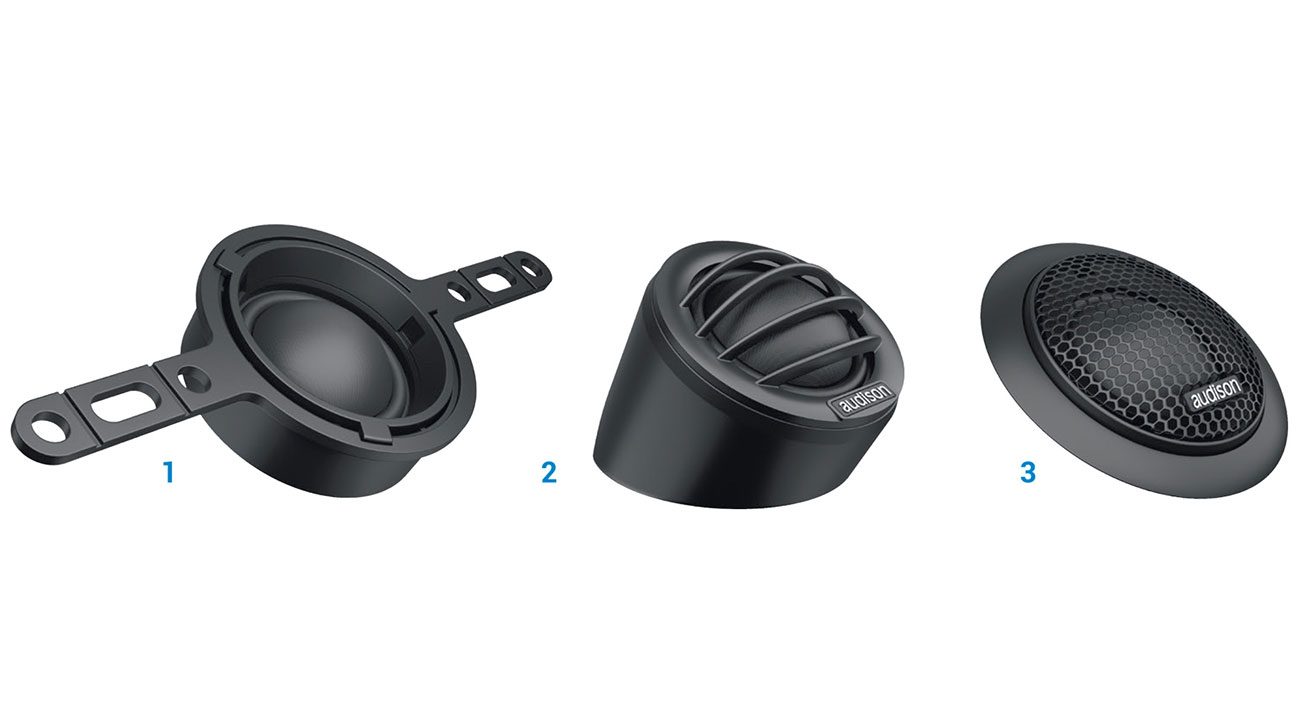 Audison Prima AP 1P 1.1-Inch 8 Ohm Car Tweeter - AP1P