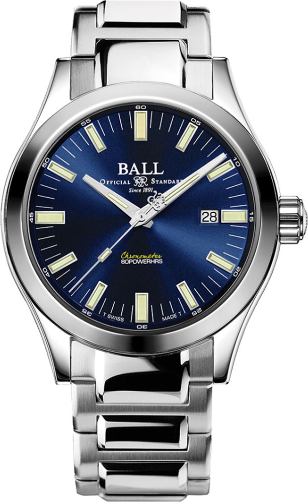 Ball Engineer M Marvelight Automatic Blue Dial Stainless Steel Watch, 43mm - NM2128C-S1C-BE