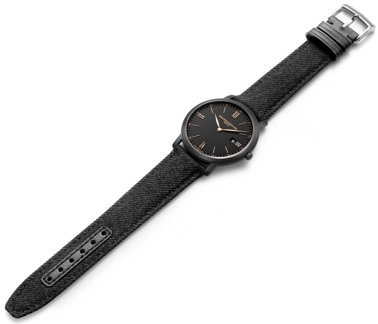 Baume & Mercier Classima Watch 39mm with Opaline Black Dial - M0A10762