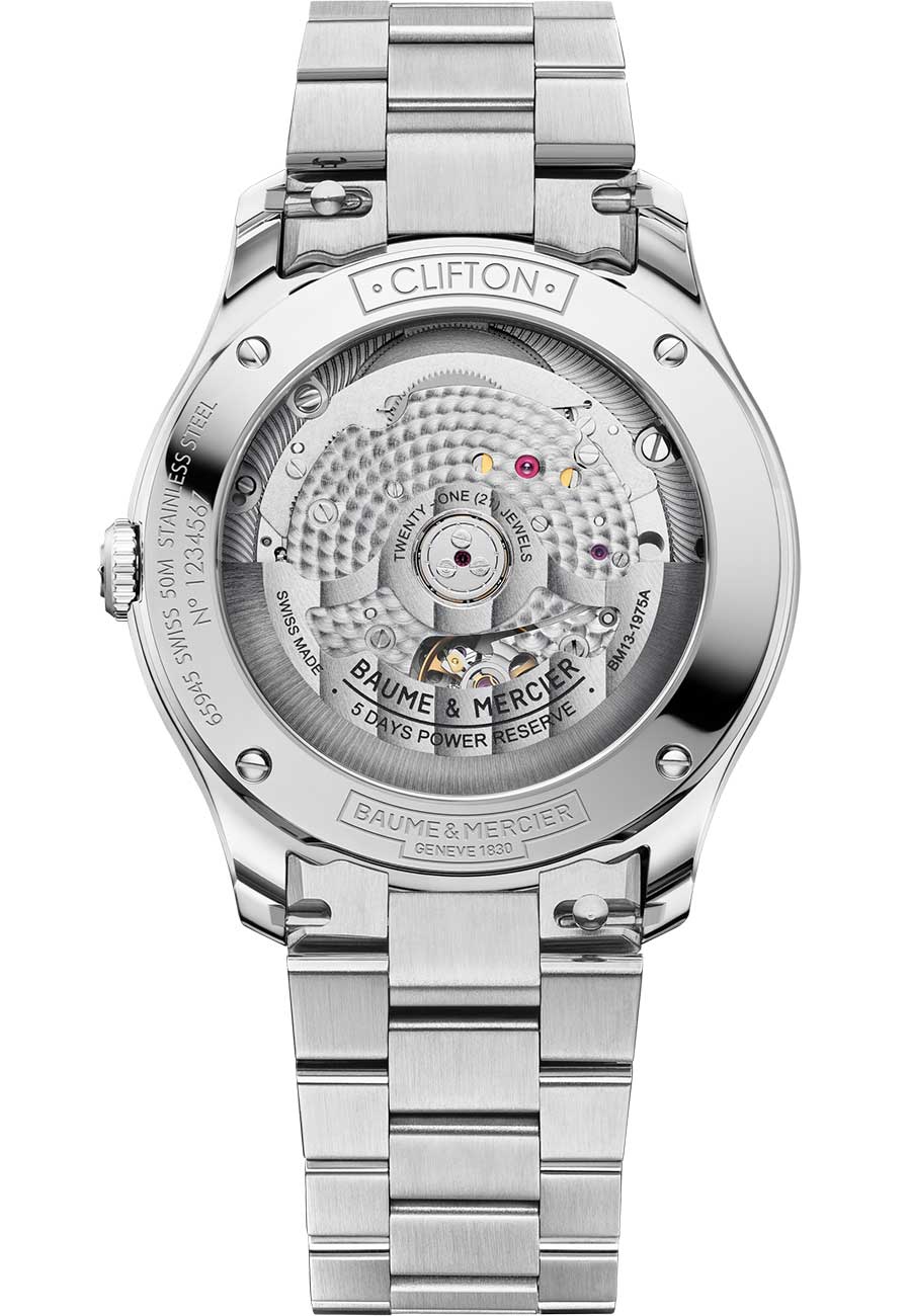 Baume & Mercier Clifton Watch Blue | Silver - M0A10792