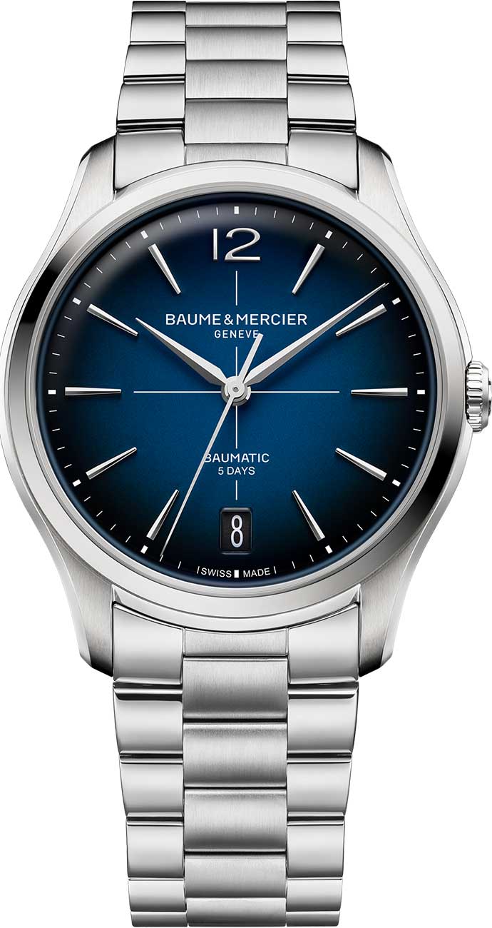 Baume & Mercier Clifton Watch Blue | Silver - M0A10792