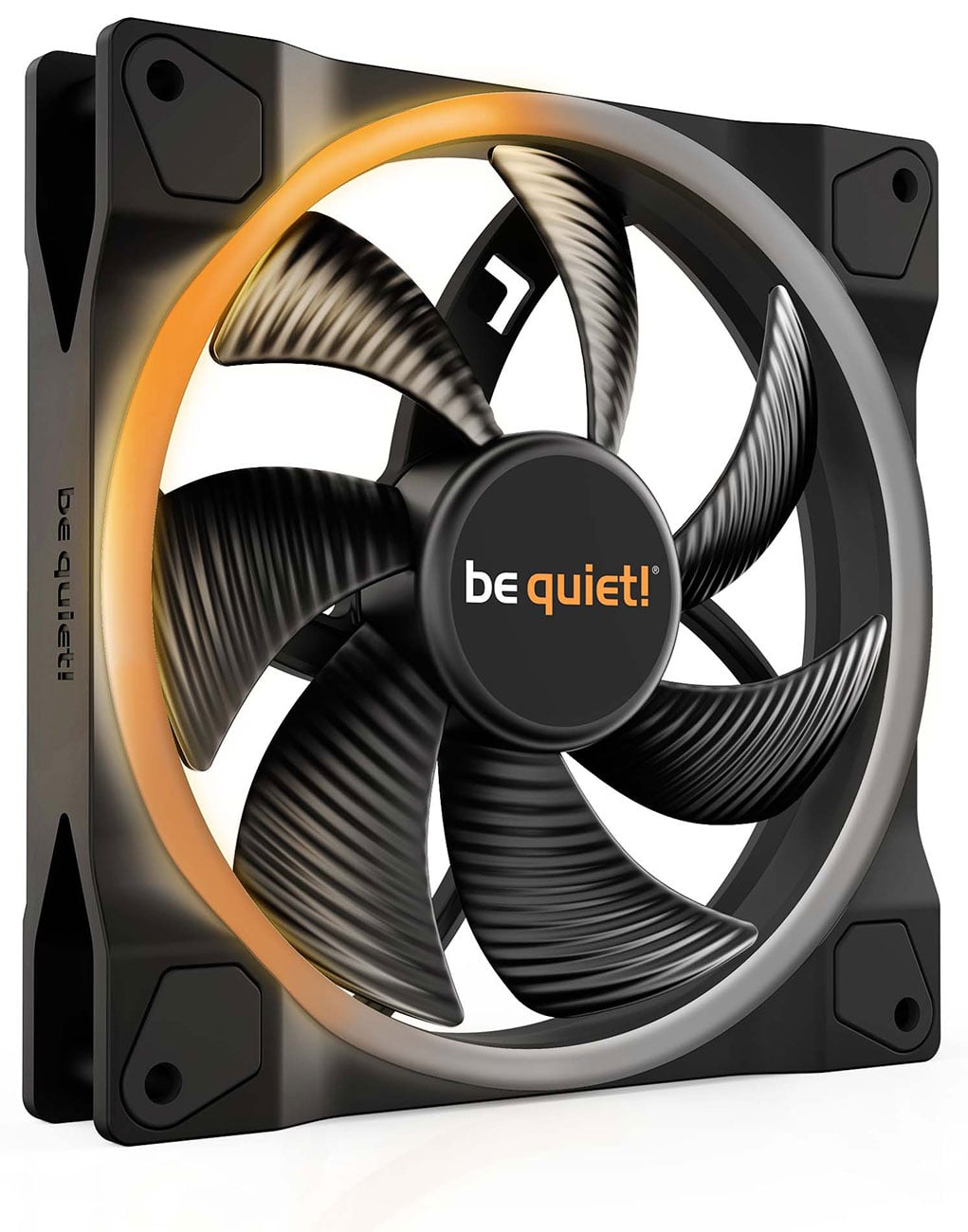 be quiet! LIGHT WINGS 140mm PWM Gaming Desktop Case Fan RGB in Black (Each)