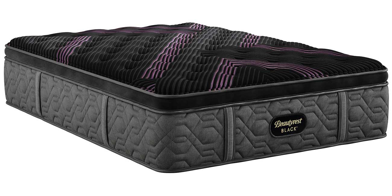 Beautyrest Black Series Two 16.5" Medium Pillow Top - Mattress Only, One Size, Black