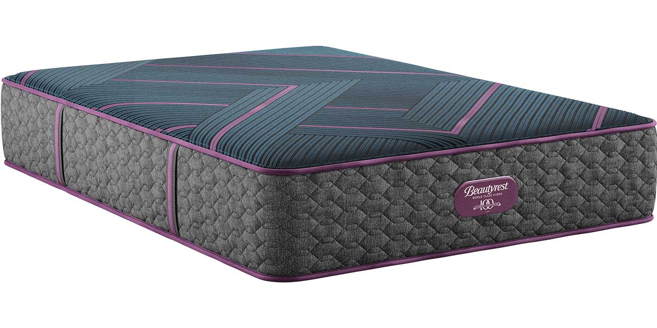 Beautyrest World Class Level Three 13" Medium Tight top - Mattress Only, One Size, Gray