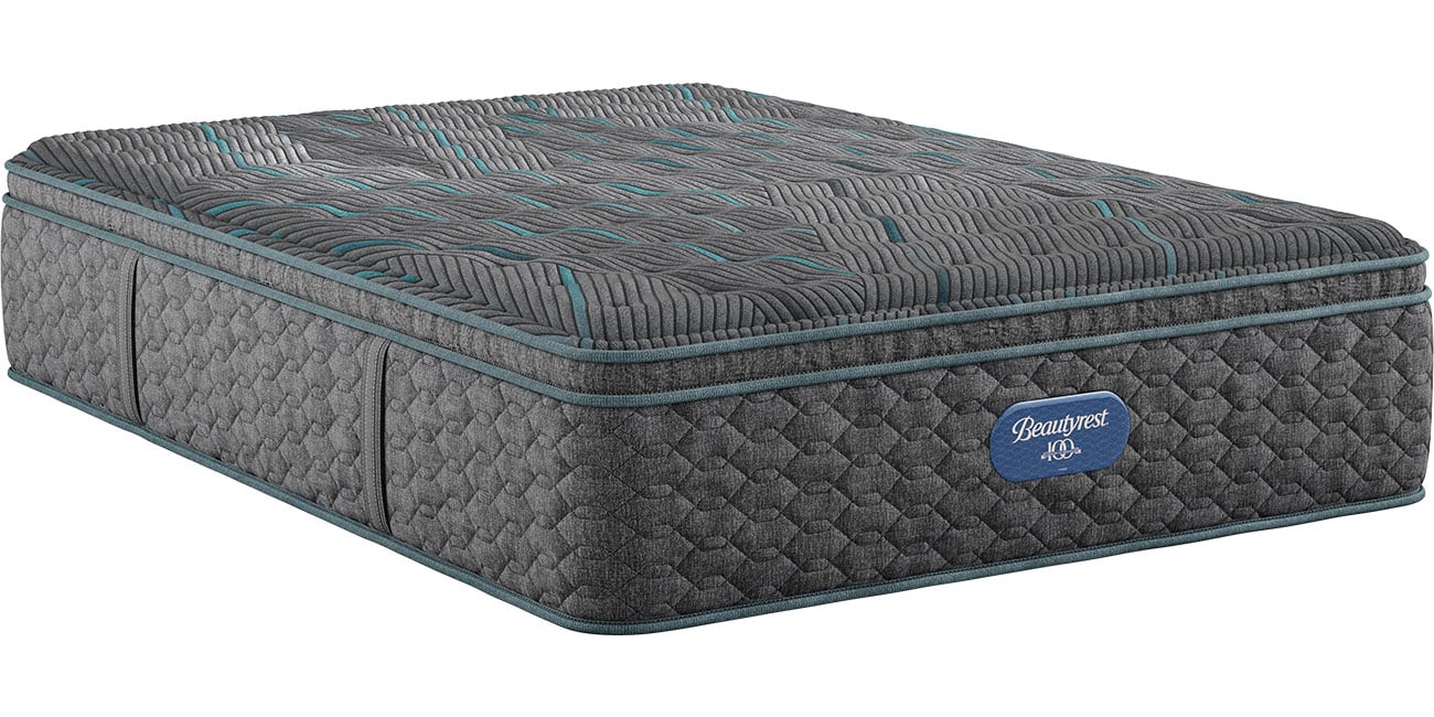 Beautyrest Level Two 14.75" Medium Pillow top - Mattress Only, One Size, Gray