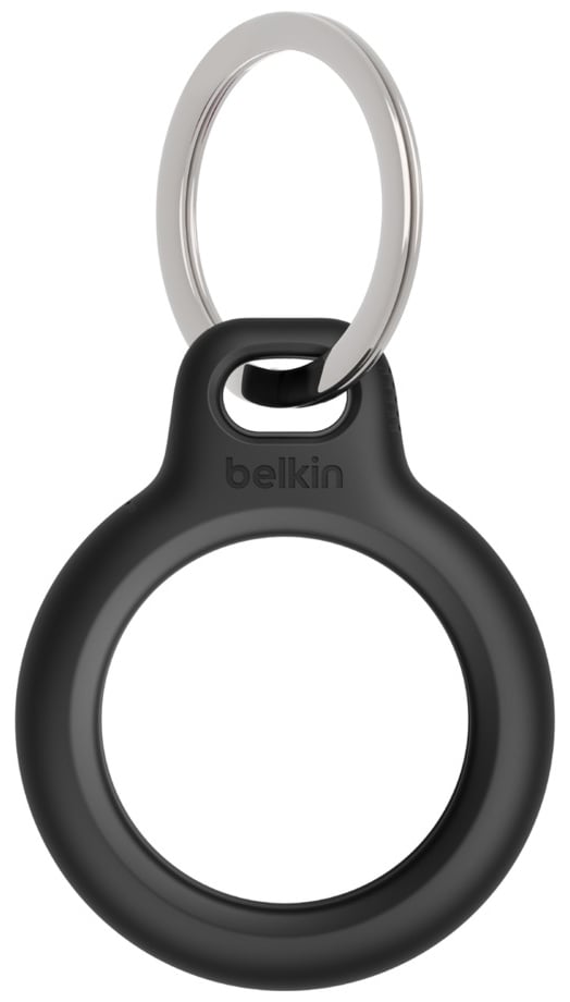 F8W973BTBLK Secure Holder with Key Ring for Air Tag, Black