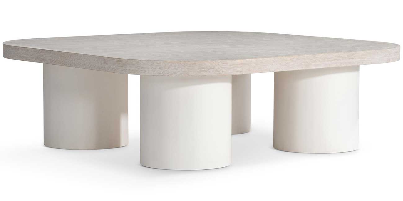 Bernhardt Turo Cocktail Table in Bone | Fossil