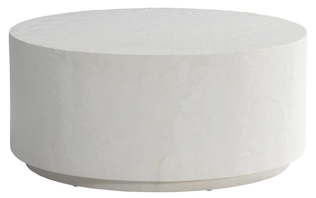Bernhardt Trapani Outdoor Cocktail Table in Smooth Quarry