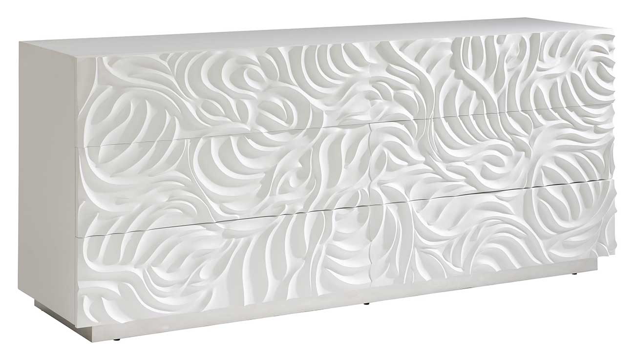 Bernhardt Alia Dresser in White Plaster