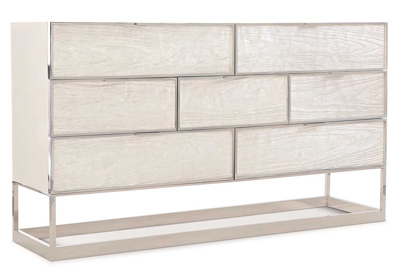 Bernhardt Parkhurst Dresser in White Lacquer