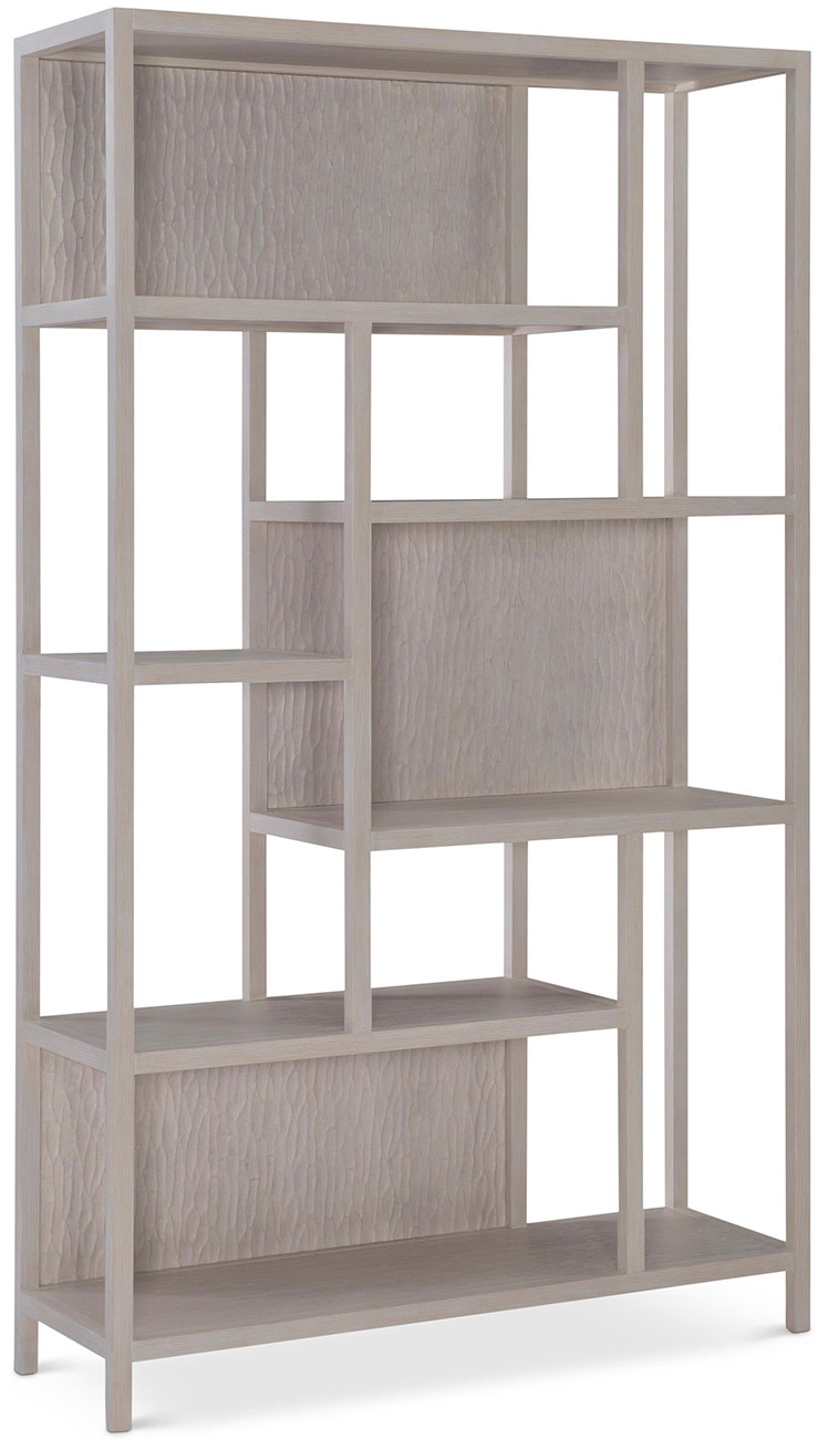 Bernhardt Solaria Etagere in Weathered Bone