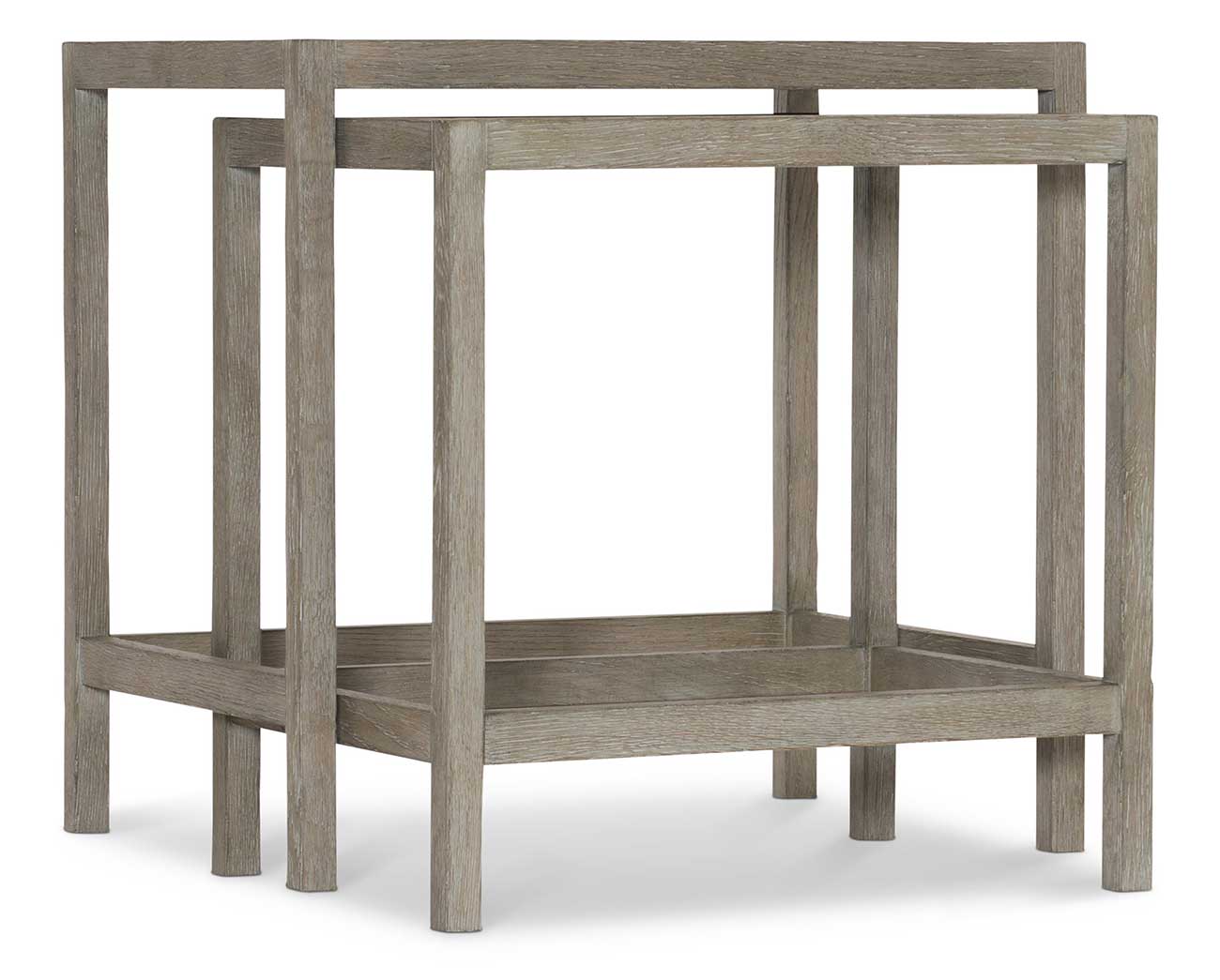 Bernhardt Albion Nesting Tables in Pewter
