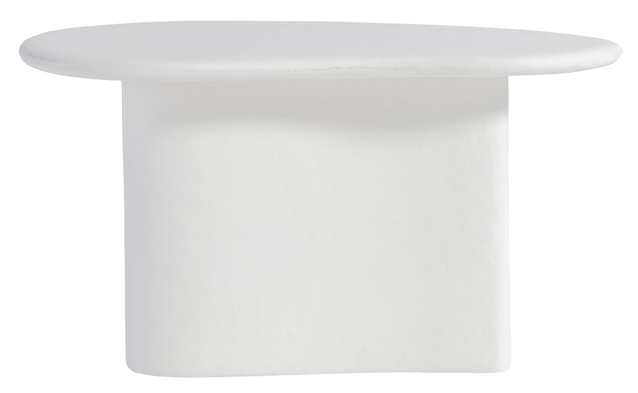 Bernhardt Fresco Outdoor Accent Table in Chalky White